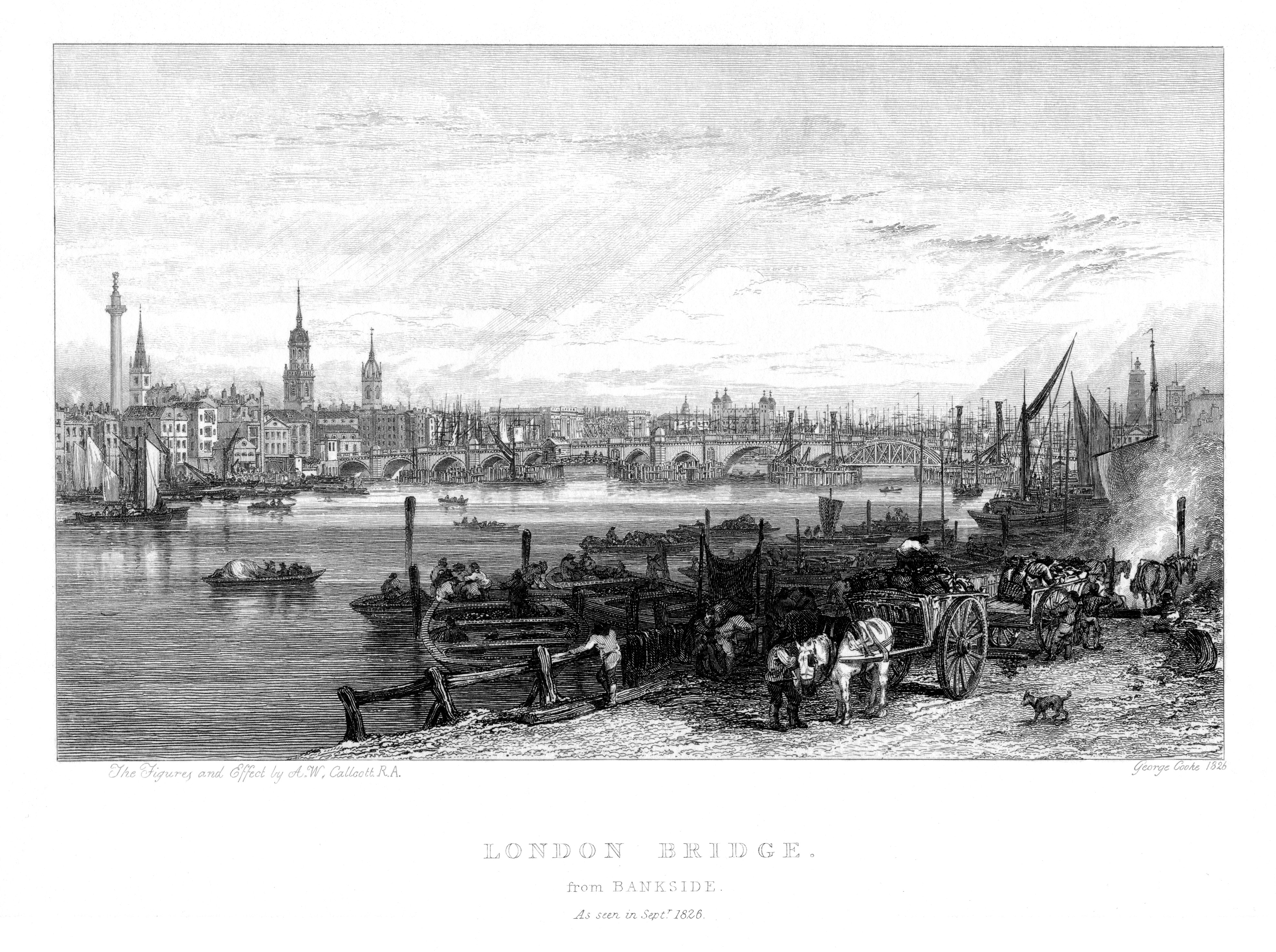 London London Bridge,prints,river view